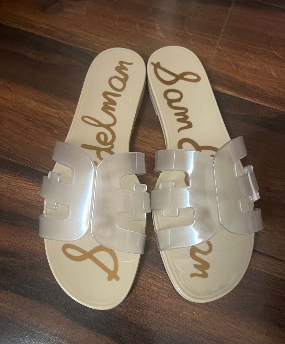 NEW Sam Edelman Bay Jelly Slide Sandals, Size 9 - Picture 6 of 7